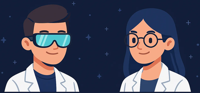 Avatar científica de FuturoCientífico con gafas y bata